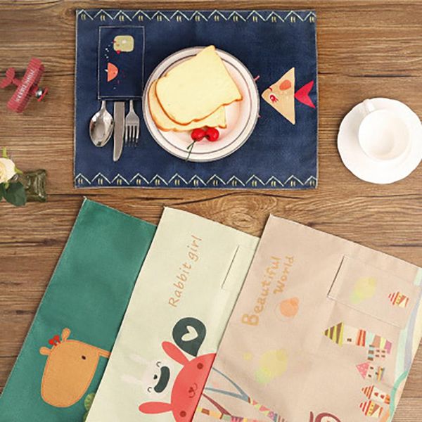 mats & pads baispo 2pcs/set cotton linen placemat foldable waterproof heat-insulation western student kids cartoon printing
mats & pads baispo 2pcs/set cotton linen placemat foldable waterproof heat-insulation western student kids cartoon printing