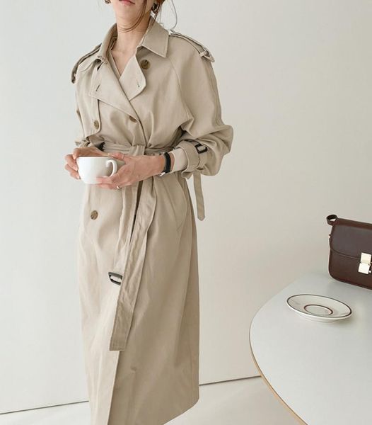 women's trench coats 2021 korean fashion double-breasted medium-length windbreaker casual adjustable waist solid turn-down collar coat, Tan;black
women's trench coats 2021 korean fashion double-breasted medium-length windbreaker casual adjustable waist solid turn-down collar coat, Tan;black