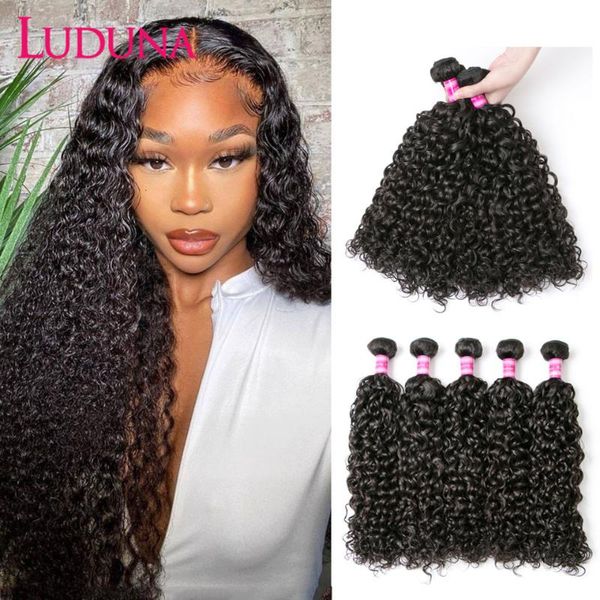human hair bulks luduna malaysian water wave weave bundles extension 4pcs lot remy natural color double drawn, Black
human hair bulks luduna malaysian water wave weave bundles extension 4pcs lot remy natural color double drawn, Black
