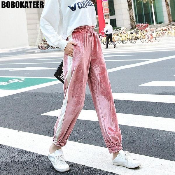 women's pants & capris winter women sweatpants casual velvet plus size loose pink high waist harem trousers pantalon femme 5xl 2021, Black;white
women's pants & capris winter women sweatpants casual velvet plus size loose pink high waist harem trousers pantalon femme 5xl 2021, Black;white