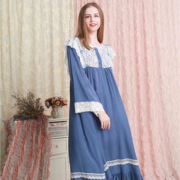 women's sleepwear nightgown cotton nightwear retro romantic autumn fall pregnant woman muslim plus size women nighty abng, Black;red
women's sleepwear nightgown cotton nightwear retro romantic autumn fall pregnant woman muslim plus size women nighty abng, Black;red