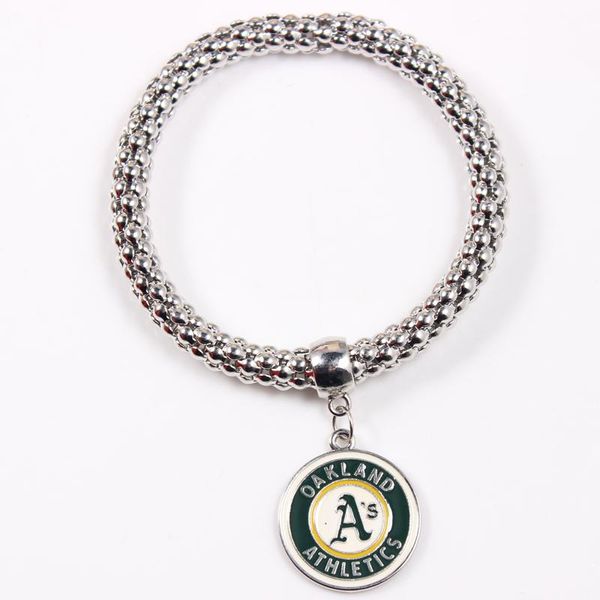 charm bracelets 10pcs/lot baseball sports bracelet oakland charms athletics popcorn chain jewelry for man woman fans, Golden;silver
charm bracelets 10pcs/lot baseball sports bracelet oakland charms athletics popcorn chain jewelry for man woman fans, Golden;silver