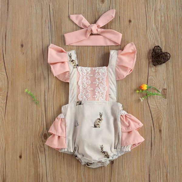 rompers baby girl ruffles sleeve jumpsuits printing bow bandage lace romper headband backless bodysuits, Blue
rompers baby girl ruffles sleeve jumpsuits printing bow bandage lace romper headband backless bodysuits, Blue