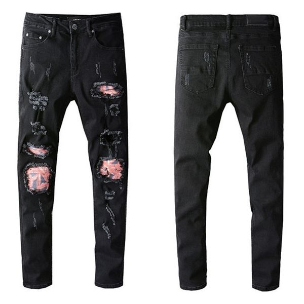 mens jeans designer luxury tiny elasticity printed black hole slim-leg denim pants fashion club clothing for male hip hop skinny ripped662tr, Blue
mens jeans designer luxury tiny elasticity printed black hole slim-leg denim pants fashion club clothing for male hip hop skinny ripped662tr, Blue