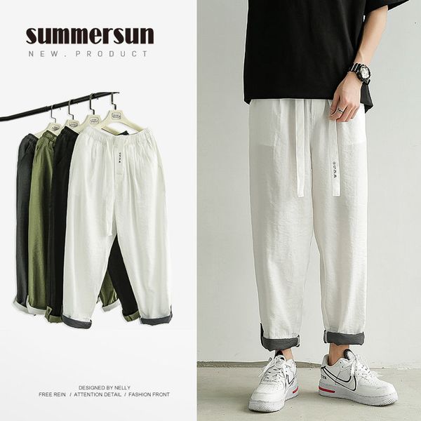 men's pants summer cargo casual fashion trend ventilation haren 4 color elastic waist trousers plus size m-3xl f16a, Black
men's pants summer cargo casual fashion trend ventilation haren 4 color elastic waist trousers plus size m-3xl f16a, Black