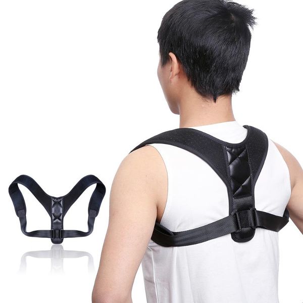 adjustable back shoulder support posture corrector children belt hombreras correcteur de dos, Black;blue
adjustable back shoulder support posture corrector children belt hombreras correcteur de dos, Black;blue