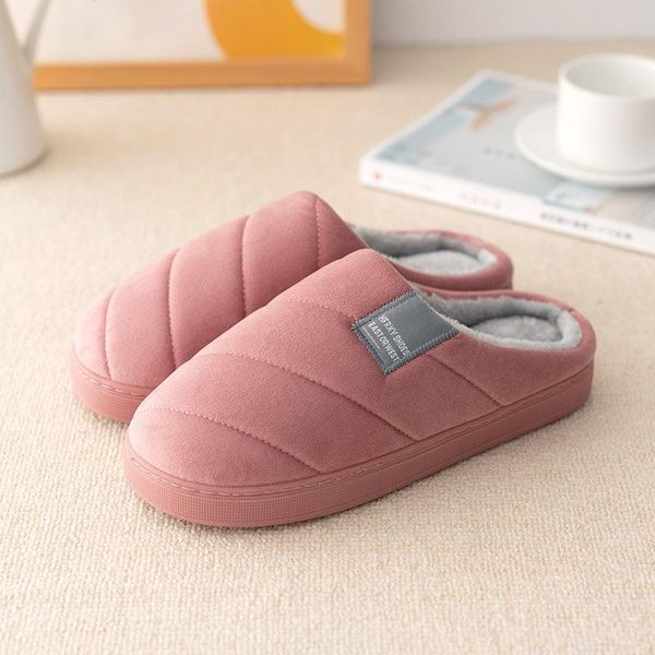 women plush slippers autumn winter indoor bedroom couple shoes plus velvet soft bottom ladies solid color non-slip floor slides, Black
women plush slippers autumn winter indoor bedroom couple shoes plus velvet soft bottom ladies solid color non-slip floor slides, Black