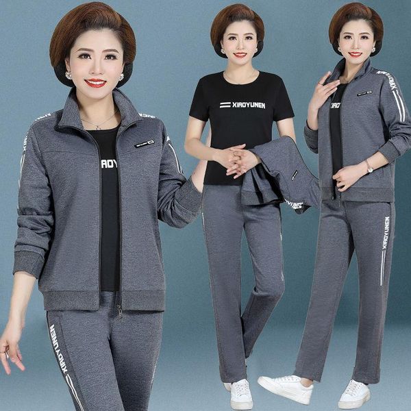 three-piece set women's jacket and harem mom spring autumn 3-piece two piece pants, White
three-piece set women's jacket and harem mom spring autumn 3-piece two piece pants, White