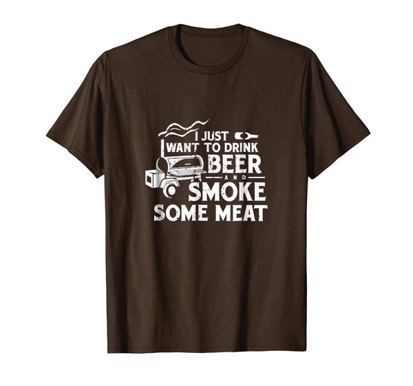 BBQ Smoking Pitmaster Shirt Gift Drink Beer Smoke Meat, Mainly pictures