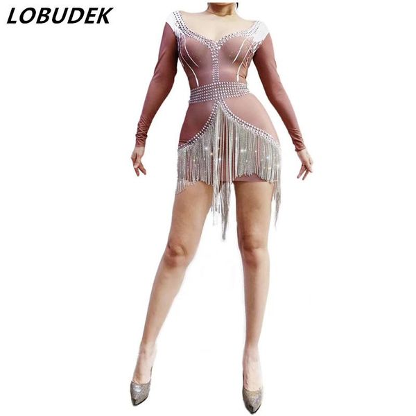 casual dresses christmas one-piece shiny rhinestones tassels dress women costumes nightclub evening party show performance prom singer dance, Black;gray
casual dresses christmas one-piece shiny rhinestones tassels dress women costumes nightclub evening party show performance prom singer dance, Black;gray