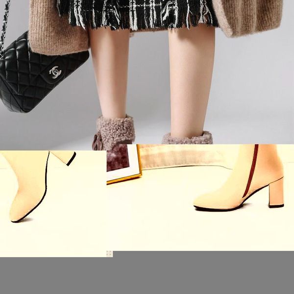 boots big size 9 10 11 12 women shoes ankle for ladies woman winter side zipper square head thick heel, Black
boots big size 9 10 11 12 women shoes ankle for ladies woman winter side zipper square head thick heel, Black