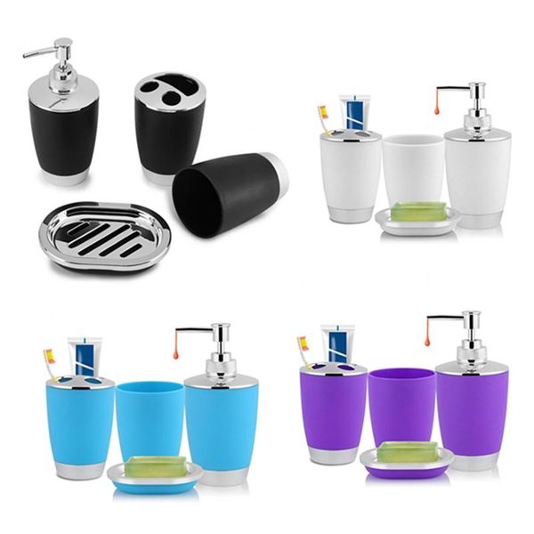 toothbrush holders 4pcs/set bathroom suit set bathing accessories goods includes soap box cup holder dispenser dish
toothbrush holders 4pcs/set bathroom suit set bathing accessories goods includes soap box cup holder dispenser dish