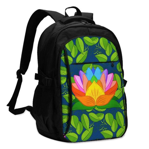 backpack usb charging lapwomen's for teenage students girls school colorful lotus flowers travel bagpack
backpack usb charging lapwomen's for teenage students girls school colorful lotus flowers travel bagpack