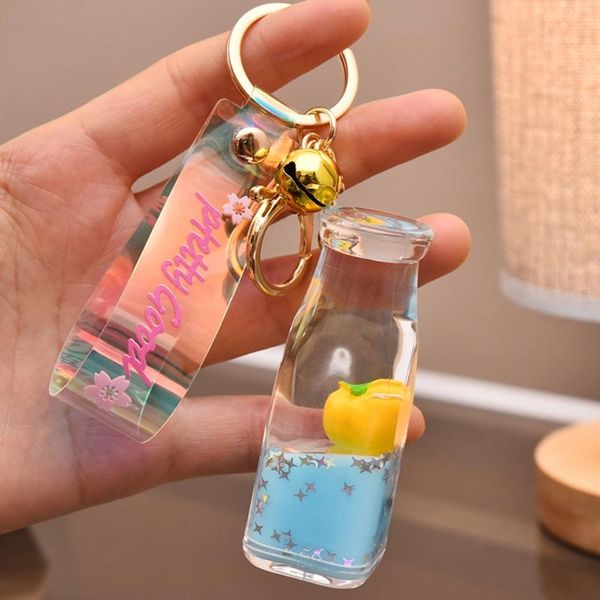 keychains 1pcs acrylic fruit floating bottle keychain simulation quicksand liquid keyring key jewelry accessories gifts, Silver
keychains 1pcs acrylic fruit floating bottle keychain simulation quicksand liquid keyring key jewelry accessories gifts, Silver