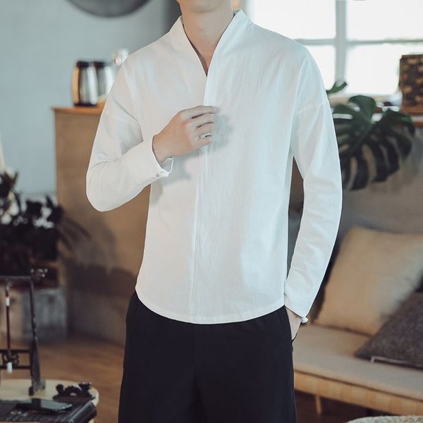 hanfu men casual shirt solid retro stand collar cotton linen long sleeve chinese traditional shirts men streetwear 12211, Red
hanfu men casual shirt solid retro stand collar cotton linen long sleeve chinese traditional shirts men streetwear 12211, Red