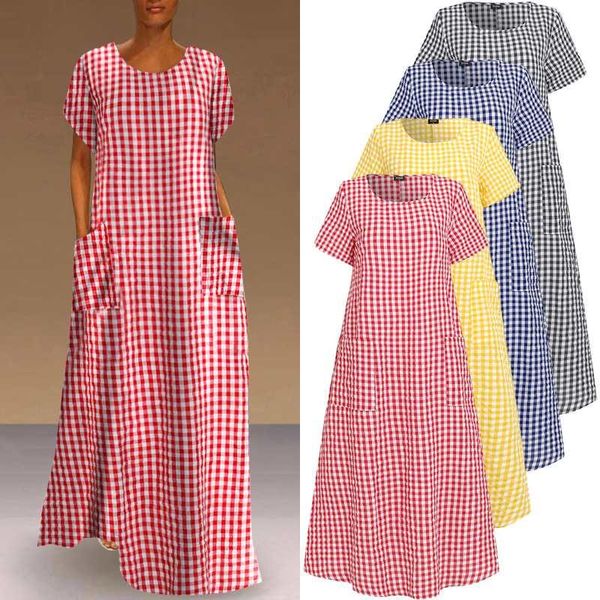 casual dresses women long dress vintage bohemian maxi loose sundress plaid printed robe femme vestido, Black;gray
casual dresses women long dress vintage bohemian maxi loose sundress plaid printed robe femme vestido, Black;gray