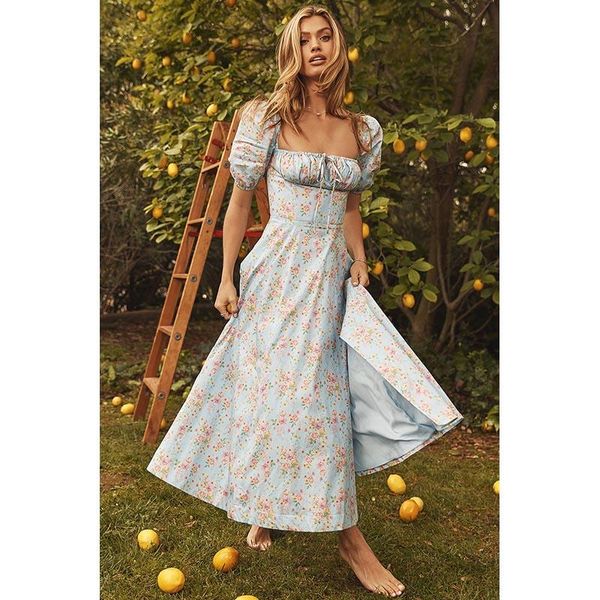 casual dresses design square collar puff sleeves summer holidays floral midi dress ladies elegant, Black;gray
casual dresses design square collar puff sleeves summer holidays floral midi dress ladies elegant, Black;gray