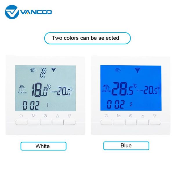 smart home control vancoo gas boiler thermostat temperature controllers floor heating digital lcd display touch screen thermoregulator
smart home control vancoo gas boiler thermostat temperature controllers floor heating digital lcd display touch screen thermoregulator