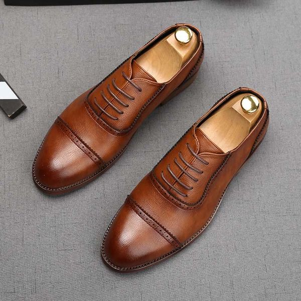 dress shoes bullock carving men wedding office footwear patent leather comfy formal brand, Black
dress shoes bullock carving men wedding office footwear patent leather comfy formal brand, Black
