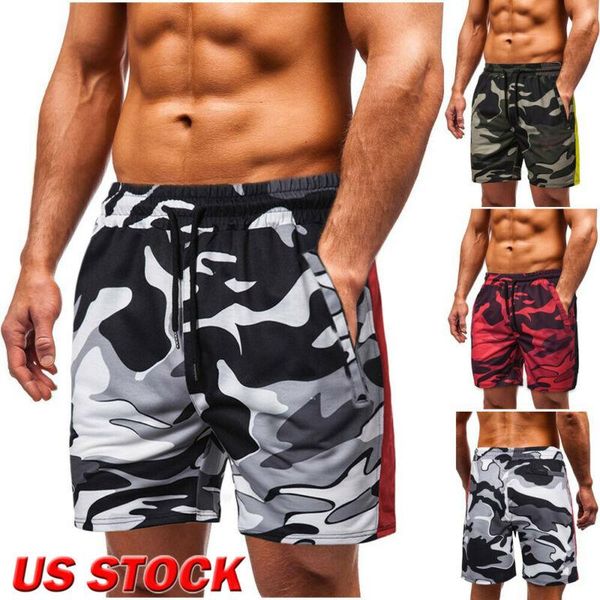 est fashion men summer beach casual print shorts gym sport training fitness camouflage short men's, White;black
est fashion men summer beach casual print shorts gym sport training fitness camouflage short men's, White;black