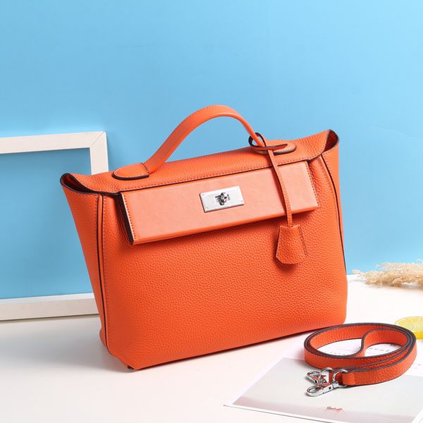 luxury herme handbags and storage way women's foreskin kelly leather lychee lock catfish one shoulder portable
luxury herme handbags and storage way women's foreskin kelly leather lychee lock catfish one shoulder portable