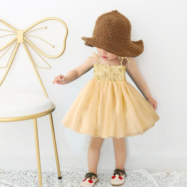 girl's dresses 2021 summer sling girls dress baby mesh gauze fluffy casual wear girl princess tutu skirt party children clothing1, Red;yellow
girl's dresses 2021 summer sling girls dress baby mesh gauze fluffy casual wear girl princess tutu skirt party children clothing1, Red;yellow