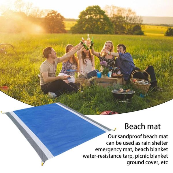 outdoor pads portable fishing beach mat foldable large sand hiking waterproof travel picnic blanket pocket 210x200cm camping
outdoor pads portable fishing beach mat foldable large sand hiking waterproof travel picnic blanket pocket 210x200cm camping