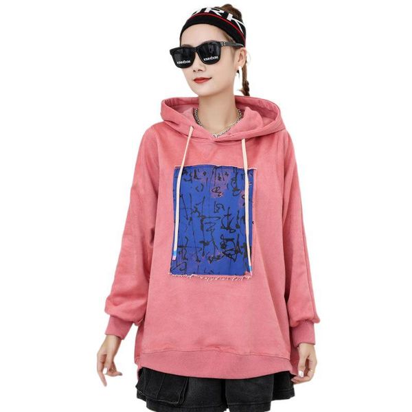 women's hoodies & sweatshirts fairynatural british spring autumn streetwear female yellow hooded women loose print sweatshirt oversized, Black
women's hoodies & sweatshirts fairynatural british spring autumn streetwear female yellow hooded women loose print sweatshirt oversized, Black