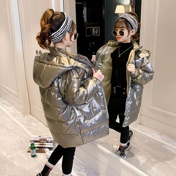 down coat winter shiny jacket for girls hooded warm children waterproof kids teenage cotton parkas outerwear 4-14 years, Blue;gray
down coat winter shiny jacket for girls hooded warm children waterproof kids teenage cotton parkas outerwear 4-14 years, Blue;gray