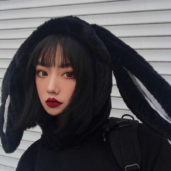 japanese gothic casual ulzzang fashion large size street loose women's clothing dark rabbit hooded harajuku hip-hop sweatshirt 210608, Black
japanese gothic casual ulzzang fashion large size street loose women's clothing dark rabbit hooded harajuku hip-hop sweatshirt 210608, Black