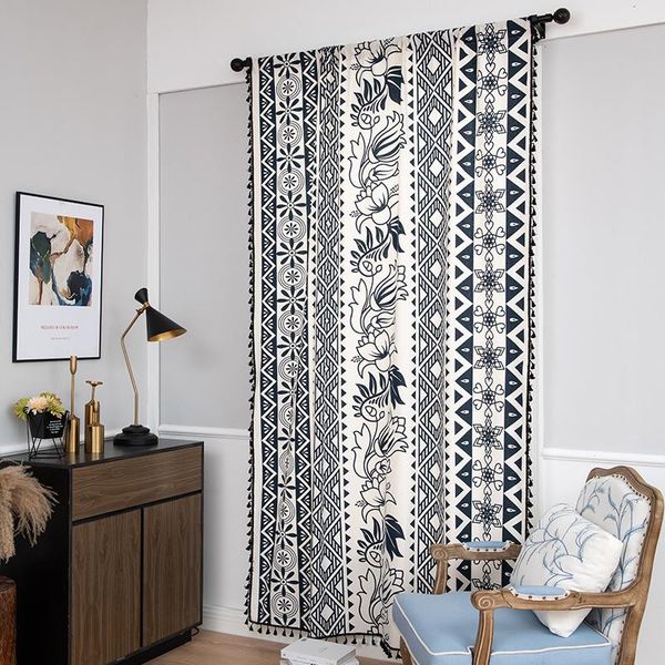curtain & drapes printing bohemia flower linen cloth half shade black tassel for living room bedroom kitchen door window treatment divider
curtain & drapes printing bohemia flower linen cloth half shade black tassel for living room bedroom kitchen door window treatment divider