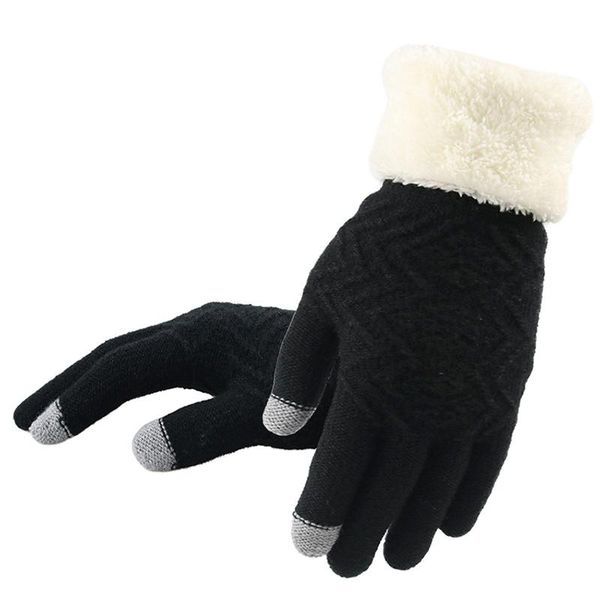 five fingers gloves winter women knitted touch screen female thicken warm full finger soft stretch knit mittens ladies glove, Blue;gray
five fingers gloves winter women knitted touch screen female thicken warm full finger soft stretch knit mittens ladies glove, Blue;gray