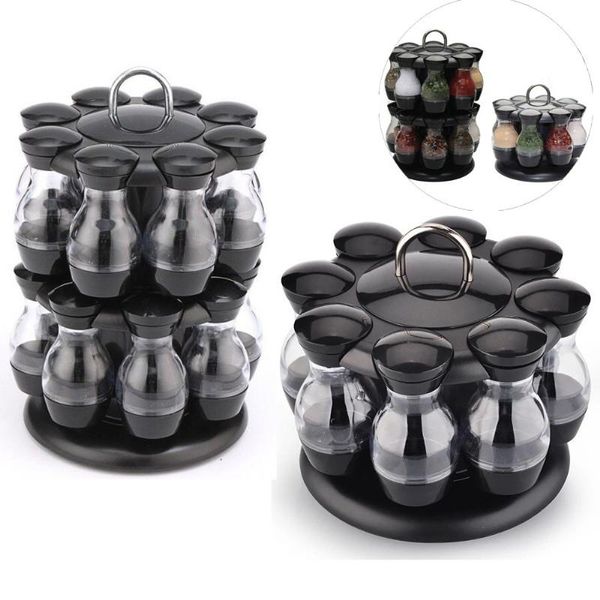 rotating16pcs condiment set spice jar storagebox homekitchen cruet bottle coffee sugar seal container rack storage bottles & jars
rotating16pcs condiment set spice jar storagebox homekitchen cruet bottle coffee sugar seal container rack storage bottles & jars