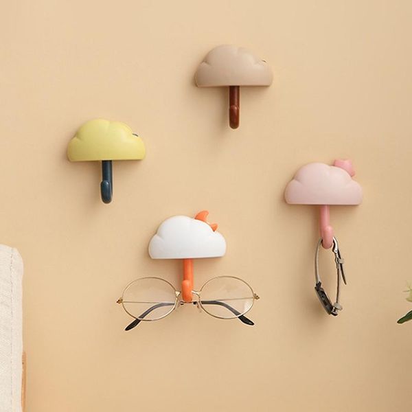 hooks & rails non-marking punch-3d clouds hook self-adhesive wall door clothing hanger key debris bathroom kitchen sticky rack
hooks & rails non-marking punch-3d clouds hook self-adhesive wall door clothing hanger key debris bathroom kitchen sticky rack