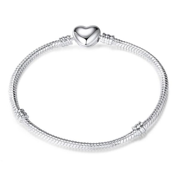 link, chain authentic silver color snake base bracelet fit original european brand charm for women diy, Black
link, chain authentic silver color snake base bracelet fit original european brand charm for women diy, Black