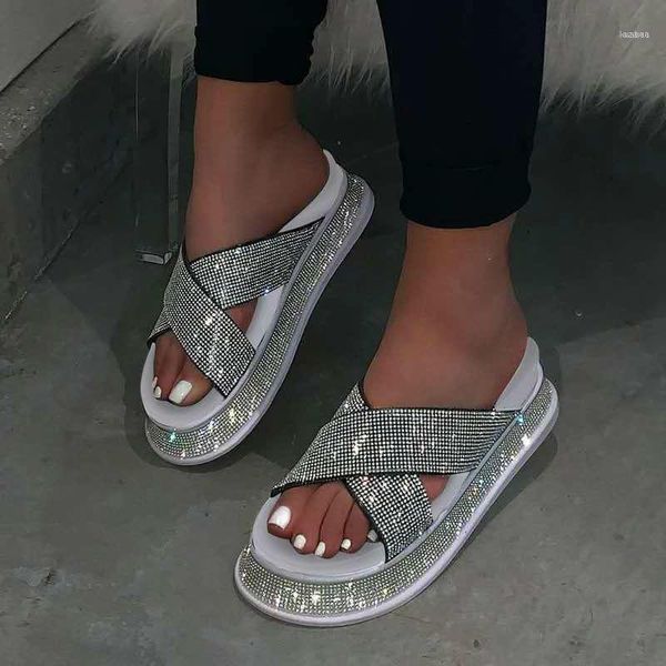 slippers women summer sandals flats shoes woman party plus size shiny crystal slides sandalias mujer sapato feminino d150811, Black
slippers women summer sandals flats shoes woman party plus size shiny crystal slides sandalias mujer sapato feminino d150811, Black
