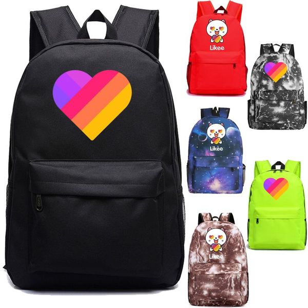 backpack likee "likee 1 (like video)" laptravel men russia type zipper casual bookbag school bags for teenage girls
backpack likee "likee 1 (like video)" laptravel men russia type zipper casual bookbag school bags for teenage girls
