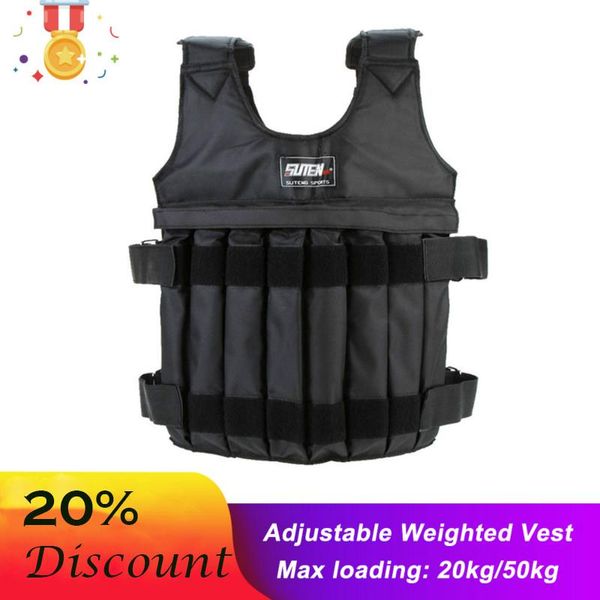 20kg/50kg loading weighted vest for boxing training workout fitness equipment adjustable waistcoat jacket sand clothing accessories
20kg/50kg loading weighted vest for boxing training workout fitness equipment adjustable waistcoat jacket sand clothing accessories