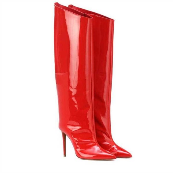 boots summer 2021 high tube knee show patent leather women's shoes large size, Black
boots summer 2021 high tube knee show patent leather women's shoes large size, Black