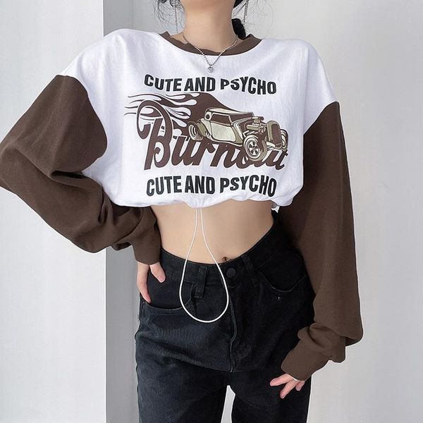 women's hoodies & sweatshirts loose style drawstring pullover girls variegated color letters printed pattern round collar long sleeve c, Black
women's hoodies & sweatshirts loose style drawstring pullover girls variegated color letters printed pattern round collar long sleeve c, Black