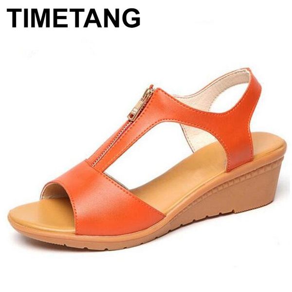 dress shoes timetangsoft comfortable women summer sandals plus size genuine leather non-slip wedges, Black
dress shoes timetangsoft comfortable women summer sandals plus size genuine leather non-slip wedges, Black