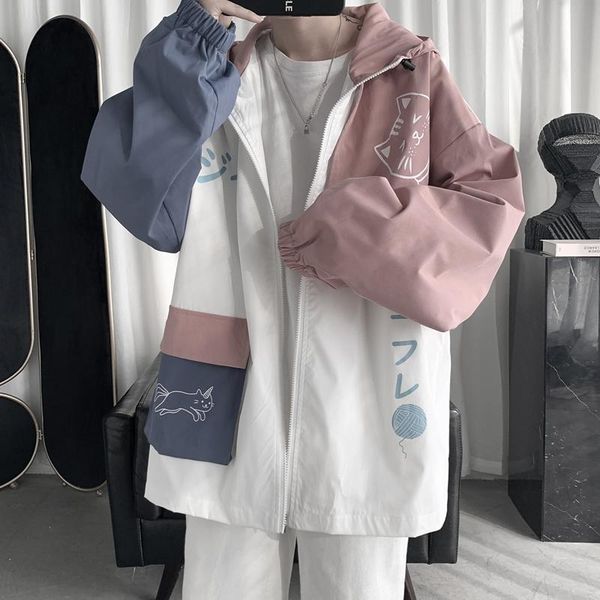 men's jackets men patchwork streetwear bomber 2021 autumn mens korean fashions windbreaker harajuku hip hop coats, Black;brown
men's jackets men patchwork streetwear bomber 2021 autumn mens korean fashions windbreaker harajuku hip hop coats, Black;brown