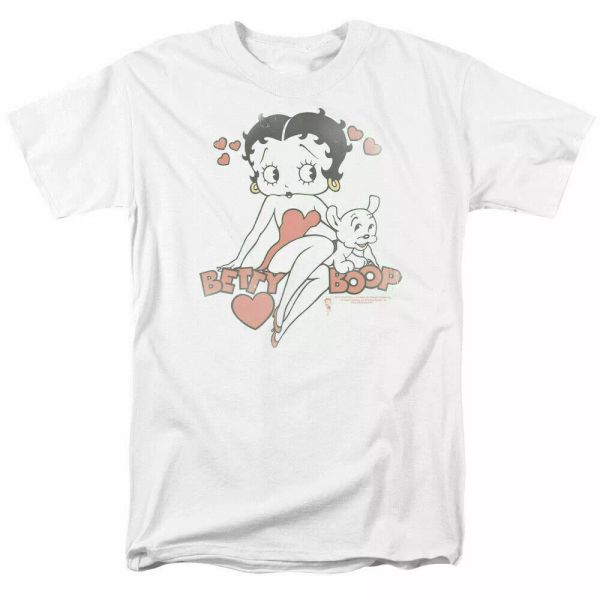 betty boop classic with pup t shirt mens licensed cartoon merchandise white, White;black
betty boop classic with pup t shirt mens licensed cartoon merchandise white, White;black