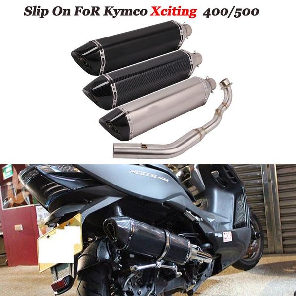 motorcycle exhaust system 570mm modified motorbike escape stainless steel front link pipe with db killer for kymco xciting 400 500
motorcycle exhaust system 570mm modified motorbike escape stainless steel front link pipe with db killer for kymco xciting 400 500