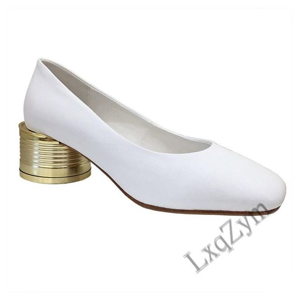 spring real leather women's loafers metal round heel design ladies fashion single shoes slip on heels handmade dress, Black
spring real leather women's loafers metal round heel design ladies fashion single shoes slip on heels handmade dress, Black