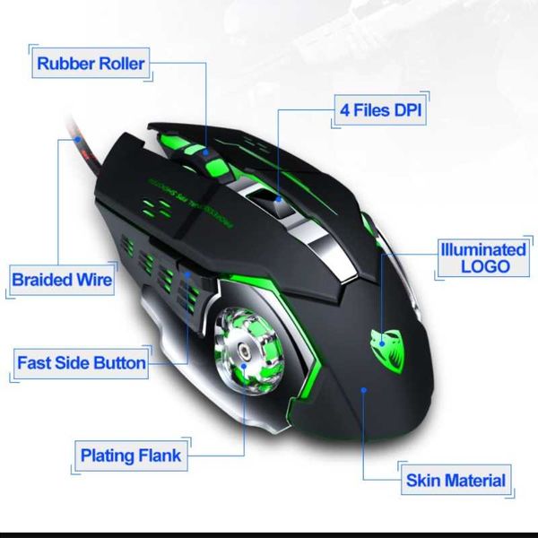 mice wired mouse usb gaming programmable 6 buttons 3200dpi adjustable optical computer game led backlight
mice wired mouse usb gaming programmable 6 buttons 3200dpi adjustable optical computer game led backlight