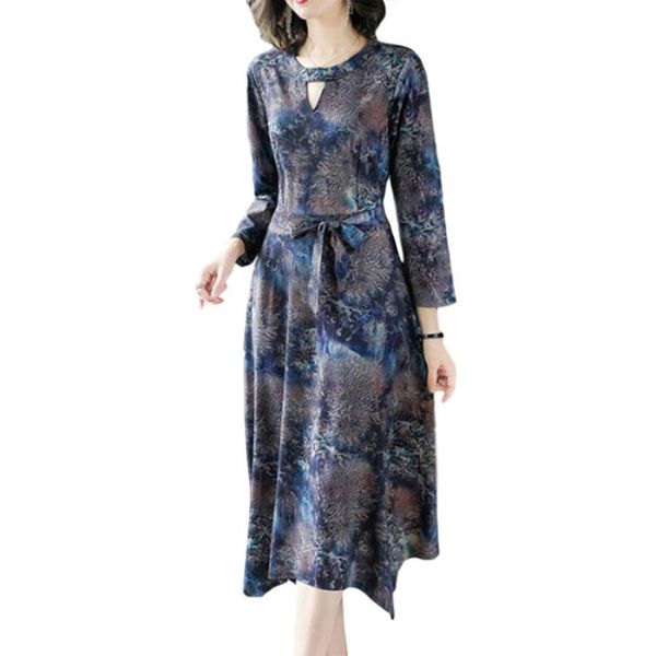 women autumn long sleeve printed bandage dresses female o-neck hollow out winter casual midi dress elegant, Black;gray
women autumn long sleeve printed bandage dresses female o-neck hollow out winter casual midi dress elegant, Black;gray