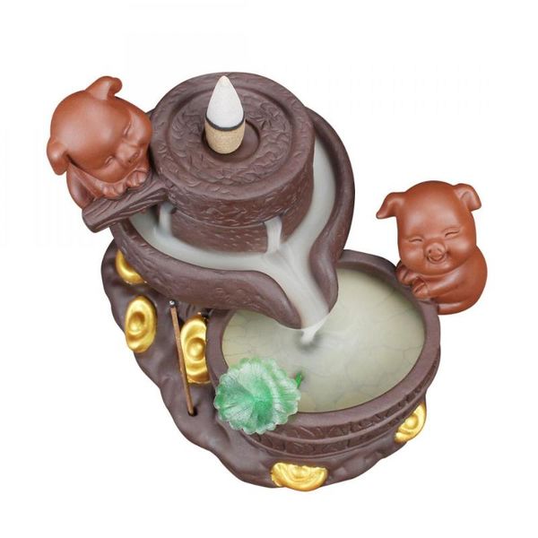 sachet bags classic backflow incense burner cone sticks holder home decor with lovely animal+ 10pcs cones
sachet bags classic backflow incense burner cone sticks holder home decor with lovely animal+ 10pcs cones