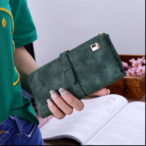 women retro matte wallets pu leather purse clutch money bag female draw strap vintage wallet fashion credit card holder, Red;black
women retro matte wallets pu leather purse clutch money bag female draw strap vintage wallet fashion credit card holder, Red;black