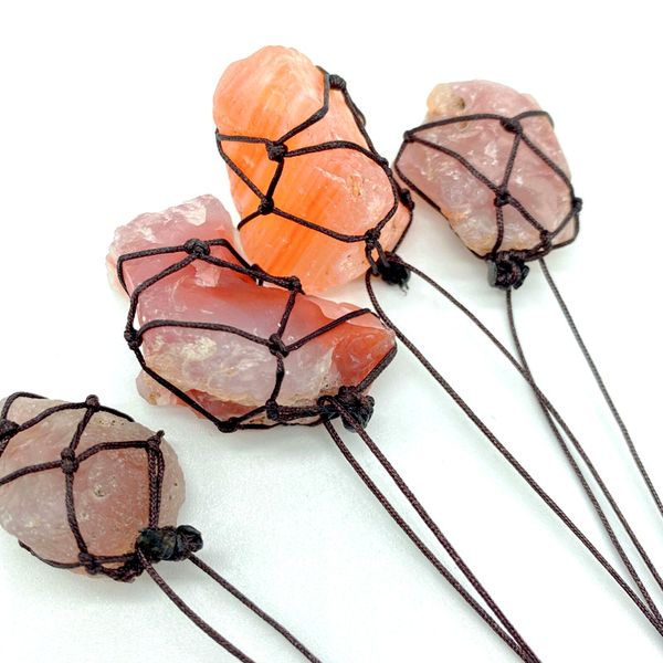 irregular natural agate stone rope braided handmade pendant necklaces with chain for women girl fashion party jewelry, Silver
irregular natural agate stone rope braided handmade pendant necklaces with chain for women girl fashion party jewelry, Silver